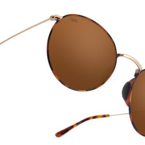Tangle Free Aston - Amber Tortoise Polarized